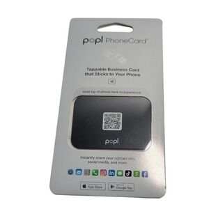 Popl‎ Digital Business Card for Back of Phone - Instantly Share